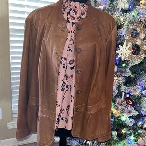 Whiskey Leather Jacket